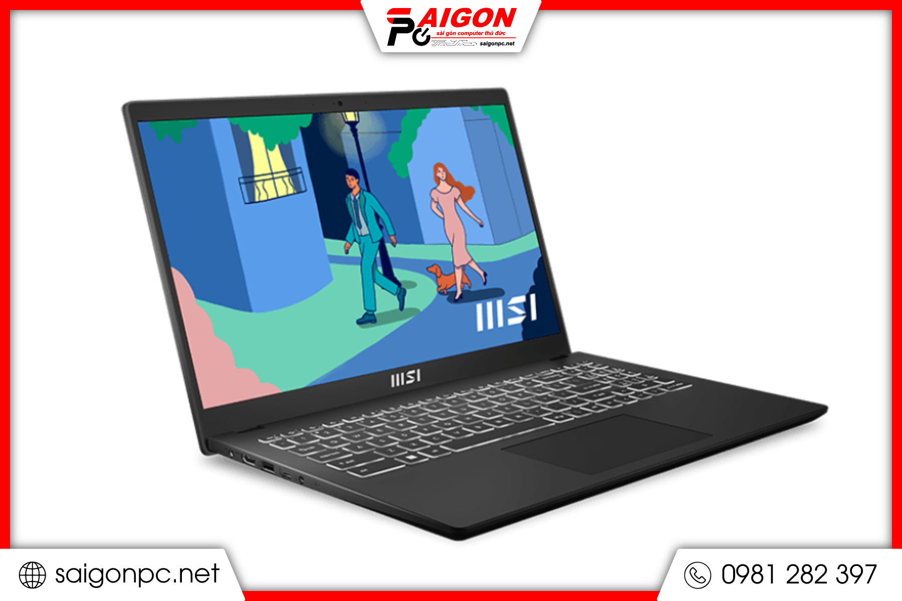 Laptop MSI Modern 15 B12MO - 15.6" FHD / i7-1255U / 16G / 512GB - Black